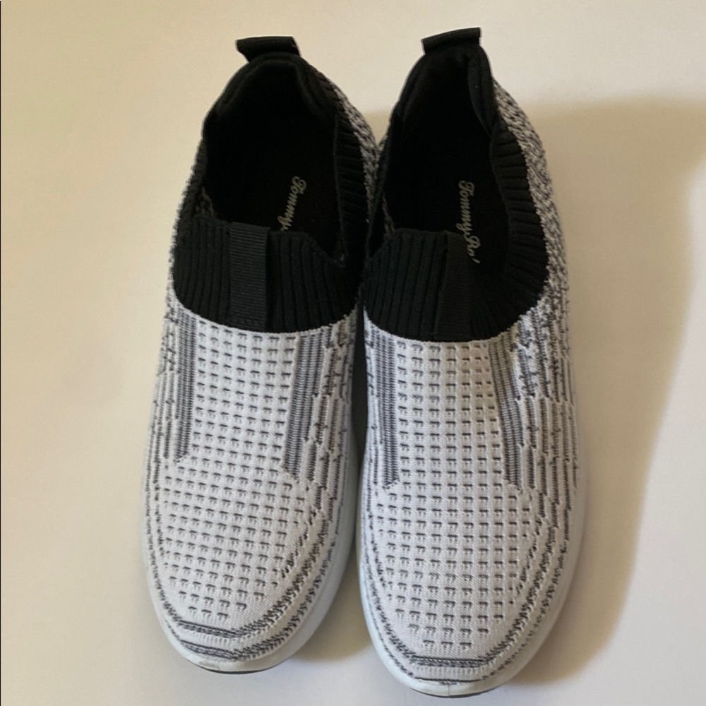 NWOT Tommy Bahama Black and Gray Slip-On Shoes